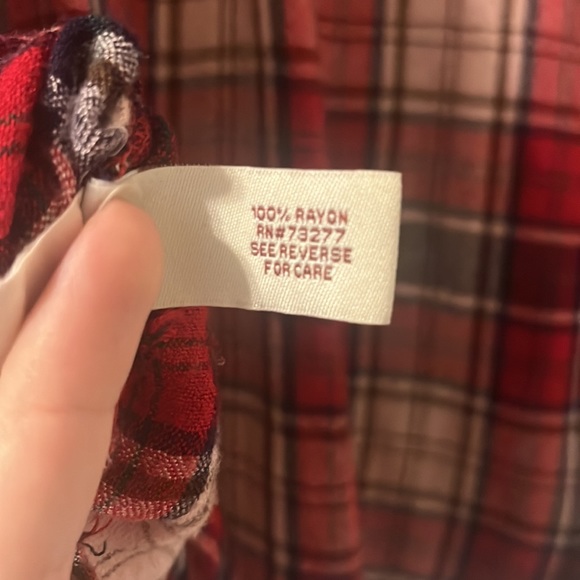 Kohl’s Mudd Plaid Women’s shirt - Picture 4 of 4